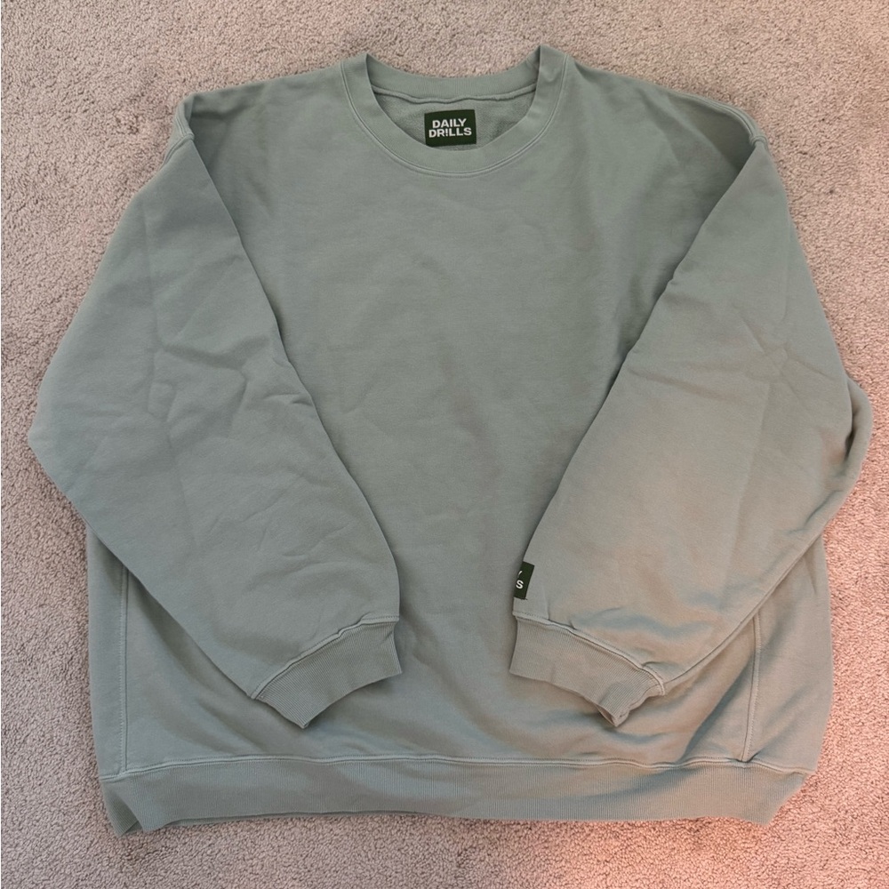 Daily Drills Sage Crewneck